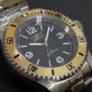 Invicta Specialty Men's Watch Black & Brass (Gold) -40mm, Steel (49349)